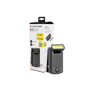 Ledlenser W1R Work Taschenlampe LED aufladbare Baulampe für Arbeiter | LED Lampe mit 220 Lumen | aufladbare Werkstattlam