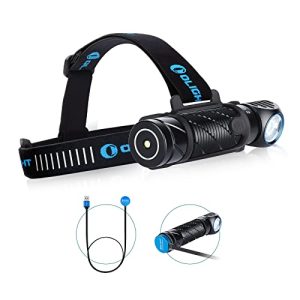 OLIGHT Perun 2 Stirnlampe Schwarz: Hohe Leistung 2500 Lumen, 166 Meter Leuchtweite, Anpassungsfähiger Akku fürs Laufen u