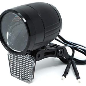CBK-MS E-Bike LED Scheinwerfer für Radfahrer bei Nachtfahrten hohe Leuchtkraft 100 Lux 6-48 Volt Beleuchtung Lampe StVZO