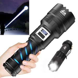 BEYSTE LED Taschenlampe Aufladbar Für Outdoor Notfälle 600000 lumen Starke Takthelle USB Akku Taschenlampe