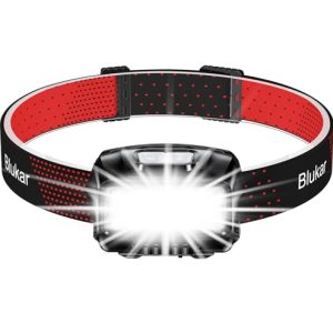 Blukar Superhell LED Stirnlampe für Outdoor Aktivitäten | Blukar Wasserdichte LED Stirnlampe mit 8 Lichtmodi | Blukar S