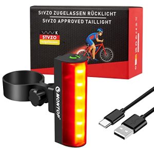 StVZO Fahrradlicht Set USB Akku - LED Beleuchtung für Kinder & Erwachsene - Fahradlicht INKL. Front- & Rücklichterdenung
