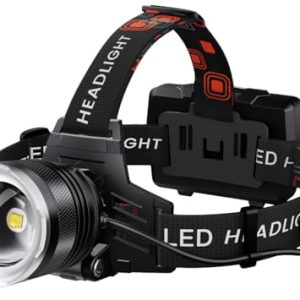 SIDARK Led Stirnlampe mit 120000 LUX & 9000mAh Akku für Outdoor & Camping SIDARK Led Stirnlampe mit 90° Bewegung für Out