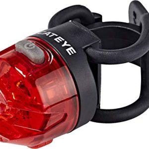 CATEYE Rücklicht Loop 2G SL-LD140GRC, sicher und visuell aufmerksam für Radfahrer, nachts|unique|schwarz/rot, One Size,