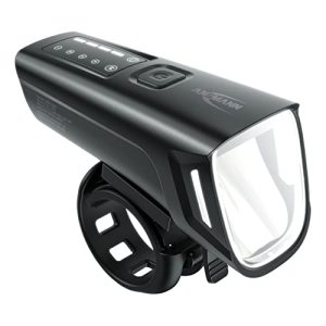 ANSMANN Wiederaufladbare LED-Fahrradlampe 100 Lux - Leistungsstarkes Fahrradlicht für Radfahrer - Für Nachtfahrt mit 200