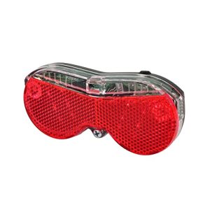 Fischer Batterie LED-Rückleuchte für Gepäckträger - hell, robust, ideal für Radtouristen - 12V, 5000mAh, 165x60x30mm - A
