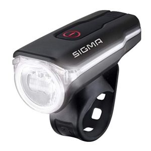 SIGMA Aura 60 USB Fahrrad Frontleuchte | StVZO zugelassenes, wiederaufladbares Vorderlicht | 3 Leuchtmodi & witterfest