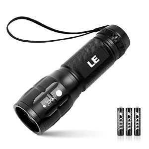 LE LED Taschenlampe Klein, Extreme Helle LE1000-Zoombare Mini Taschenlampe für Kinder, Batteriebetrieb, ideal für Campin