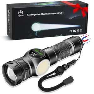 Jayxinli Extrem Helle Taschenlampe Für Outdooraktivitäten Mit 500000 Lumen Und COB-Leuchtmodi