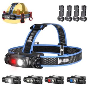WUBEN H1 Pro Stirnlampe LED, Wasserdichter IP68, Outdoor Joggen und Camping