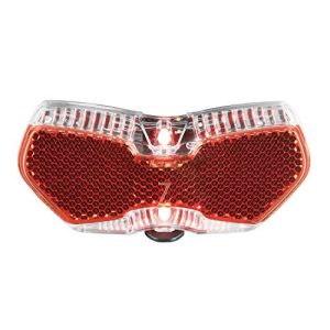 Busch & Müller Batterie LED Rücklicht für Erwachsene – Toplight View permanent, Black, One Size