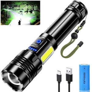 Glarylight LED Aufladbare Taschenlampe 500000 Lumen Für Outdoor Camping Mit Lange Betriebsdauer