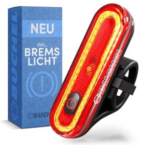 LED Rücklicht Fahrrad StVZO zugelassen I Aufladbar I Rücklicht Ebike