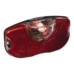 Busch & Müller Rücklicht Selectra Plus, rot, 50 mm, Serienlíder für Erwachsene